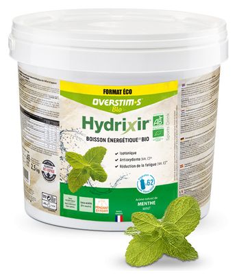 Boisson énergétique Overstims Bio Hydrixir Menthe - 2.5kg