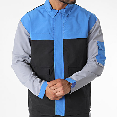Ensemble Cargo KL-2096 Noir Bleu Gris