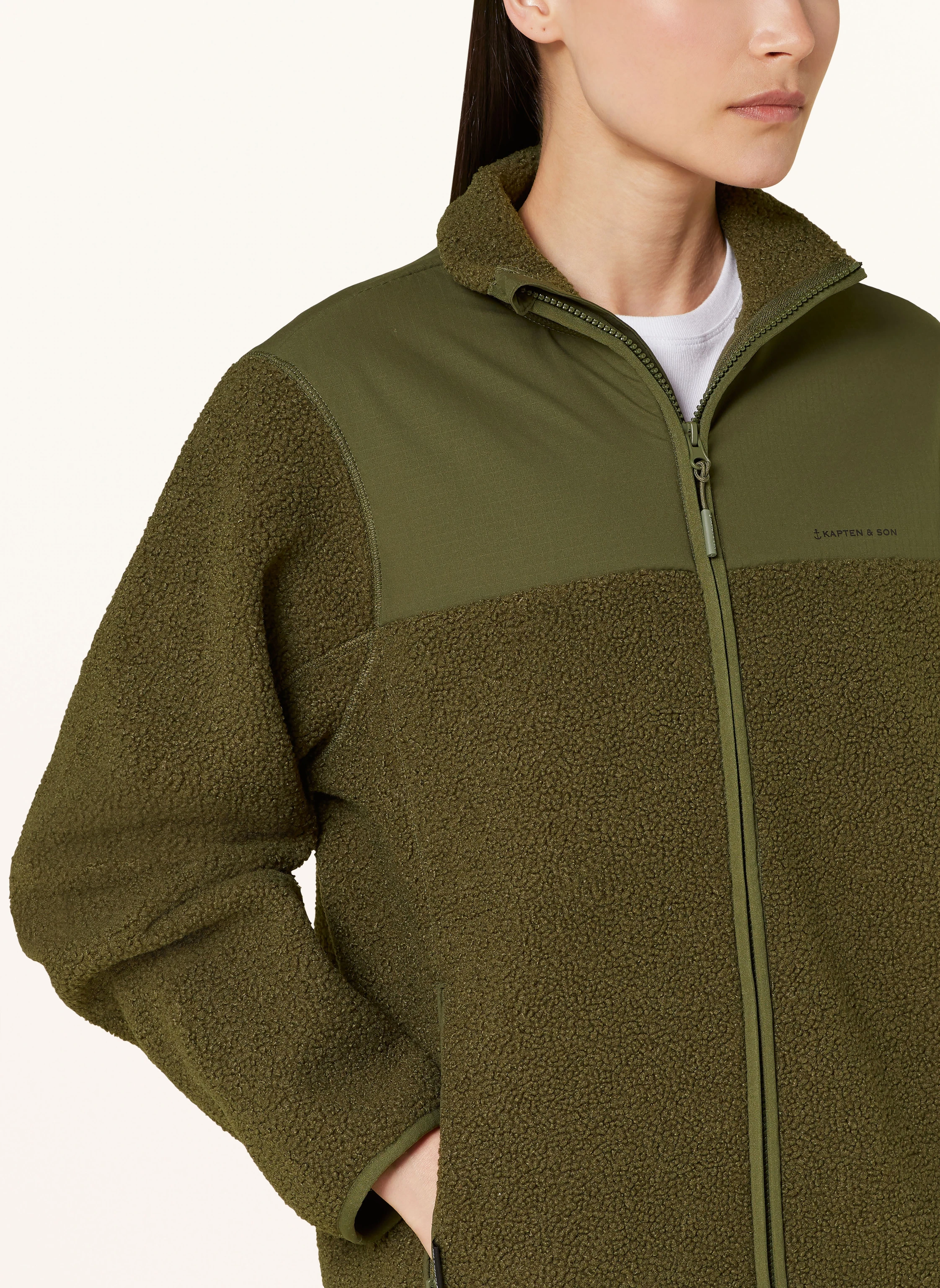 KAPTEN & SON Teddyfell-Jacke