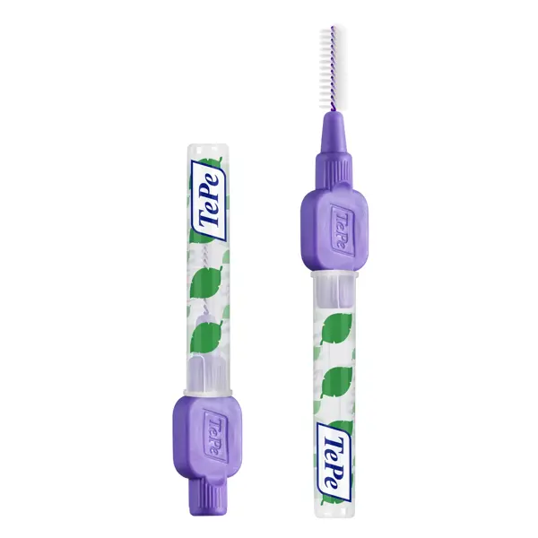 Escova interdental ecológica TePe ISO 6 / 1,1 mm, pacote com 6 unidades.