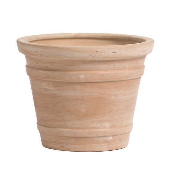 Cuvier moulure en terre cuite Ø 32 x H. 24cm