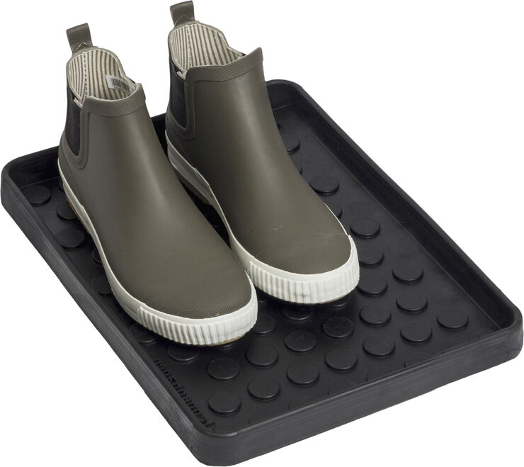 Tica Copenhagen Skobakke i gummi 28x38 cm. Sort
