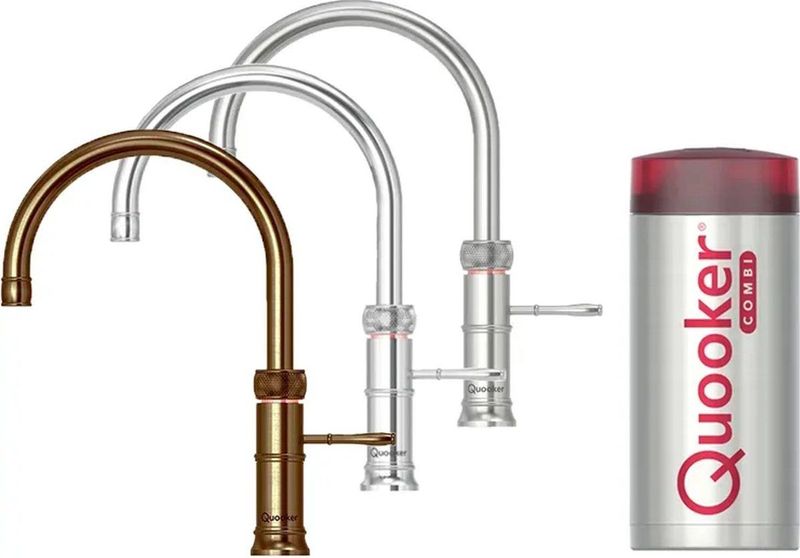 Quooker - COMBI Classic Fusion Round - Keukenboilercombinatie - RVS