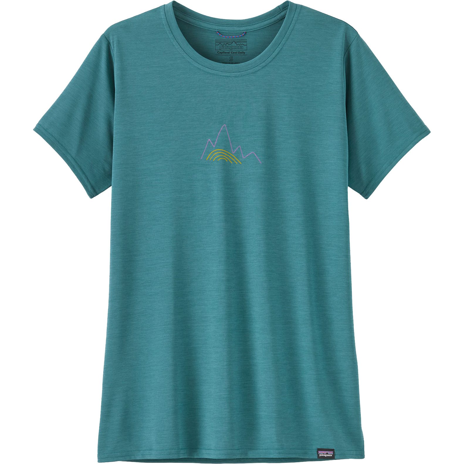Patagonia Cap Cool Daily Graphic T-Shirt Damen wetland blue
