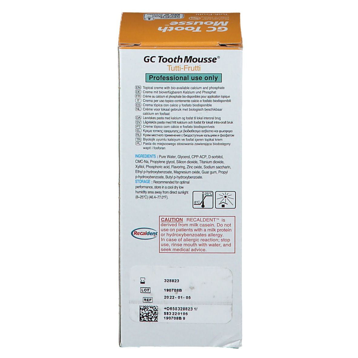 GC Tooth Mousse Zahnpasta Tutti Frutti