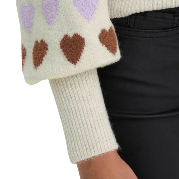 Only Heartbeat Knitted Trui Dames