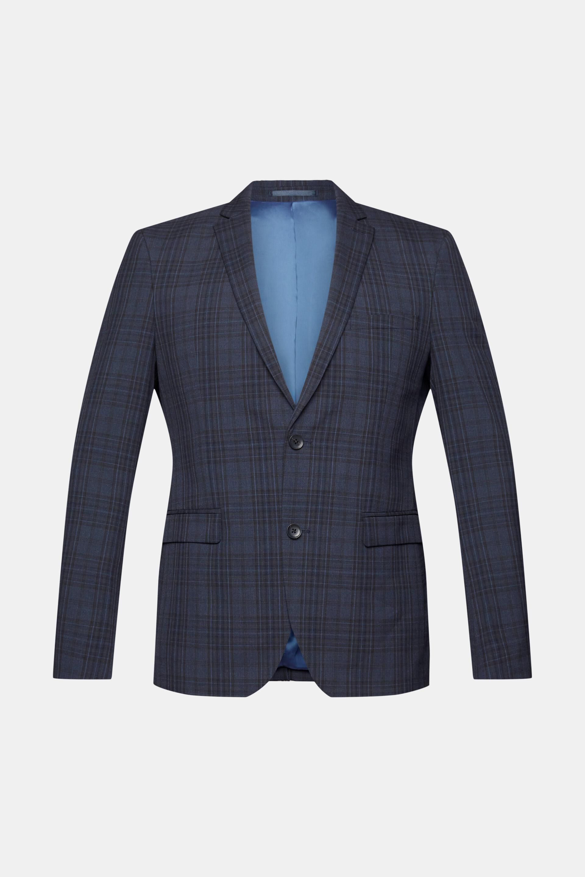 Tendance mix & match : blazer à boutonnage droit et motif carreaux
