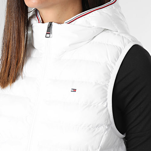 Doudoune Sans Manches Femme Padded Global Stripe 0779 Blanc