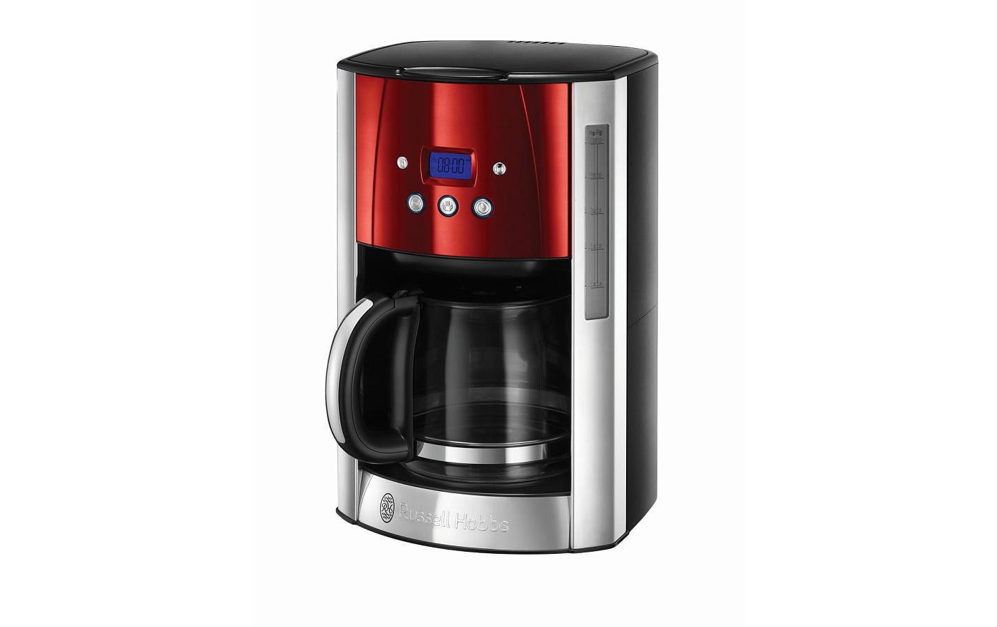Filterkaffeemaschine Luna Solar RotElegante Kaffeemaschine