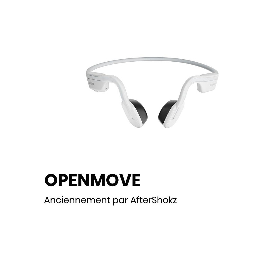 Shokz OpenMove Blanc - Casque sans fil
