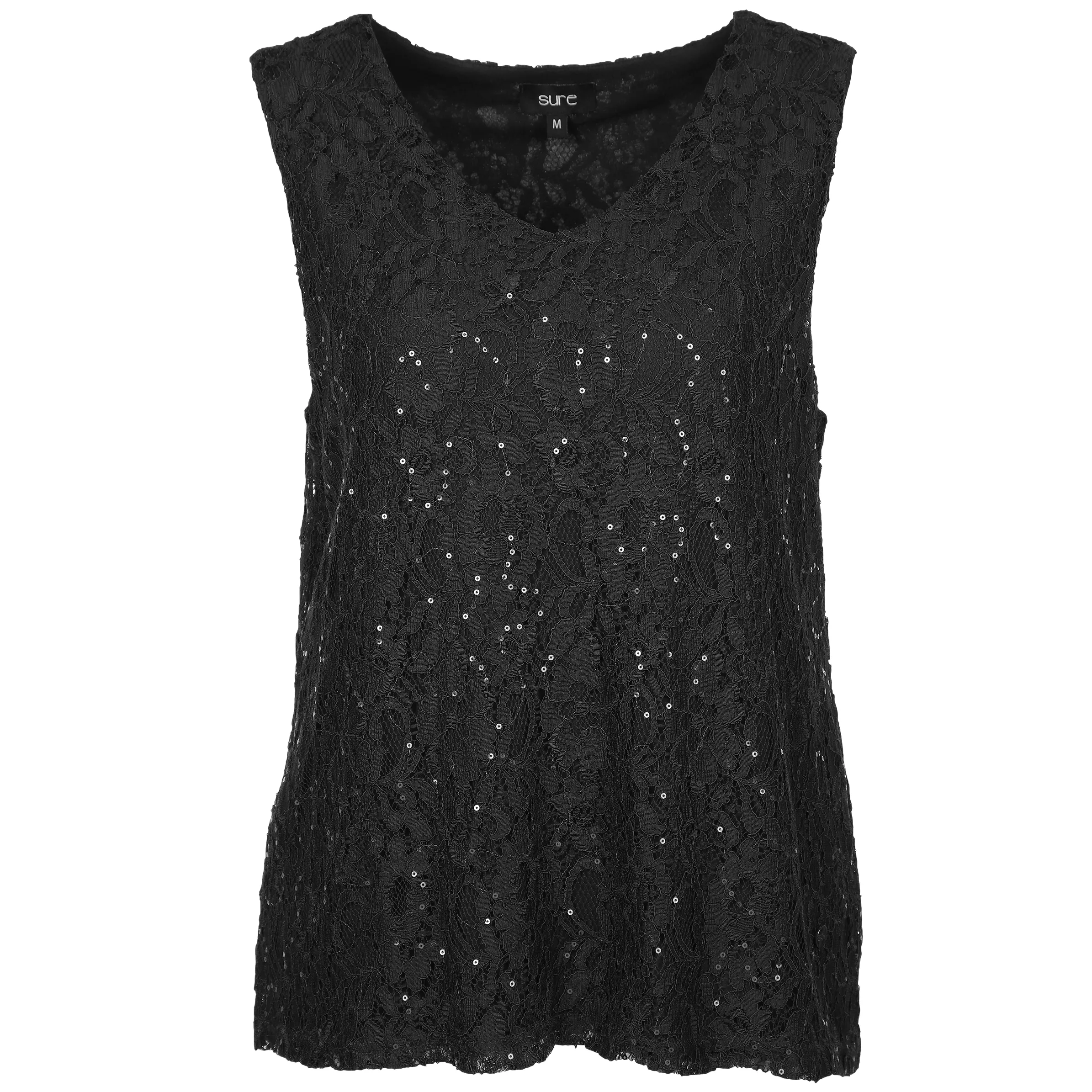 Damen Top mit Spitze