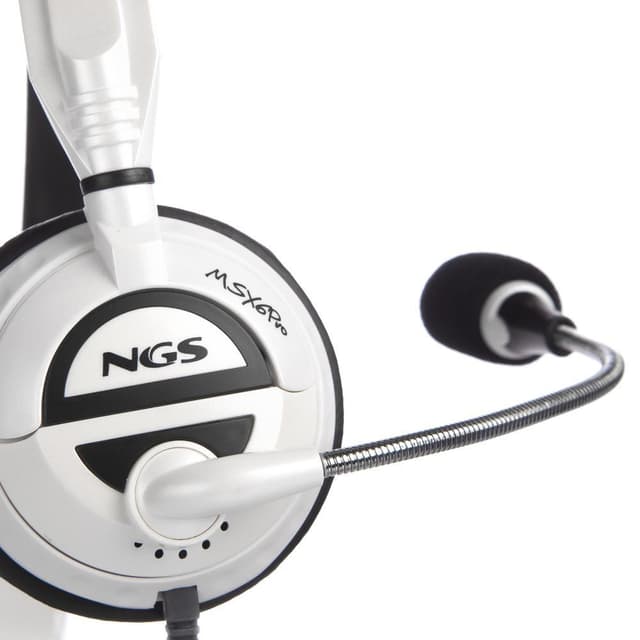 Headset MSX6PRO USB w/vol control mic. Silver