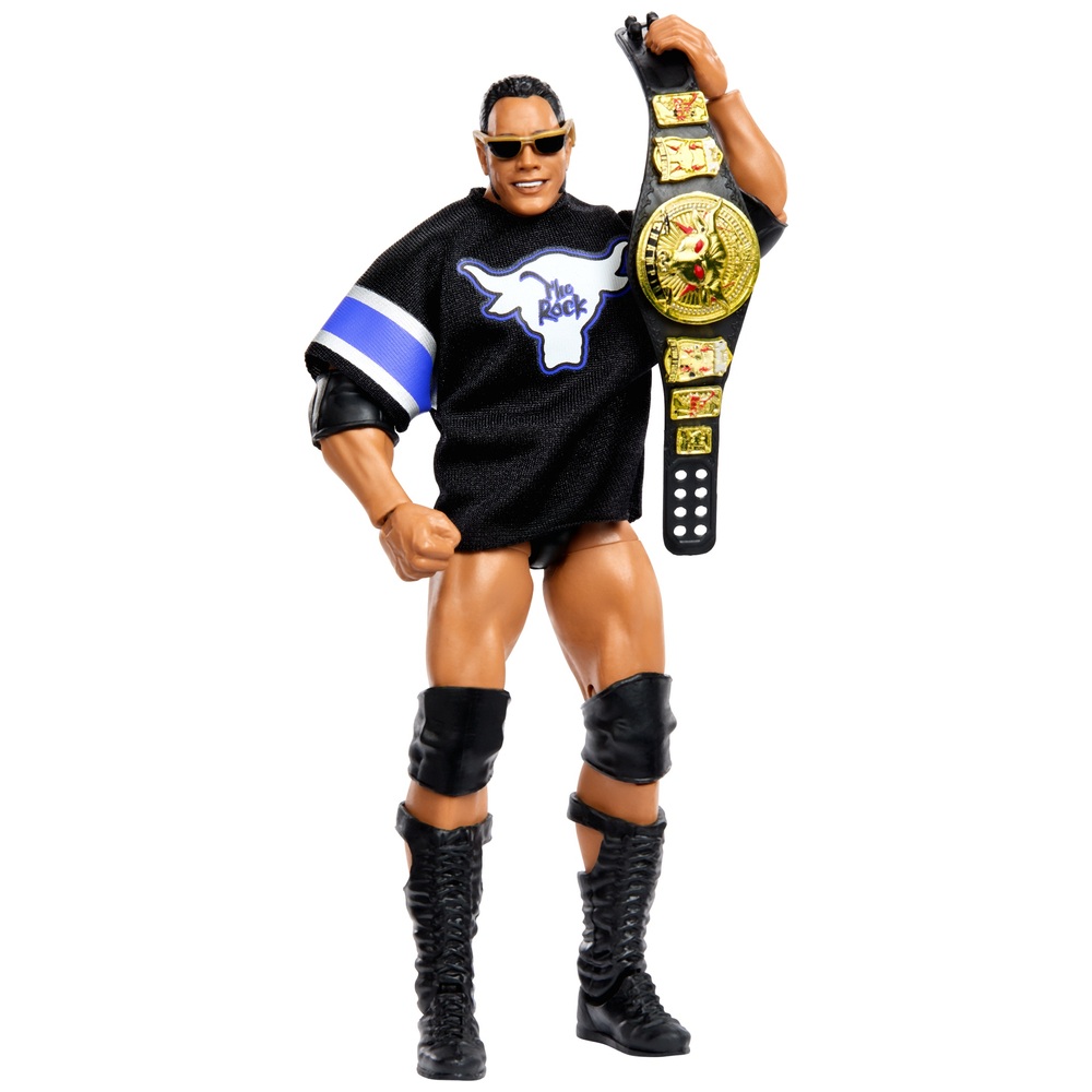 WWE Elite Series 100 The Rock Actionfigur