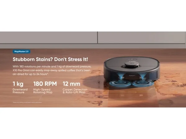 Eufy X10 Pro Omni, Sort, Rund, 2,5 L, 3 L, 113,5 mm, 327 mm