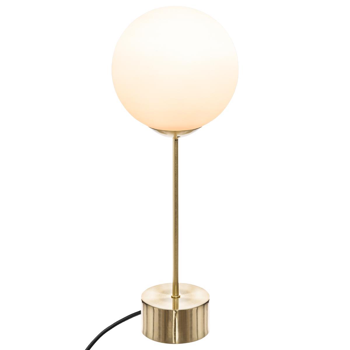 LAMPE A POSER BOULE DRIS H.43CM