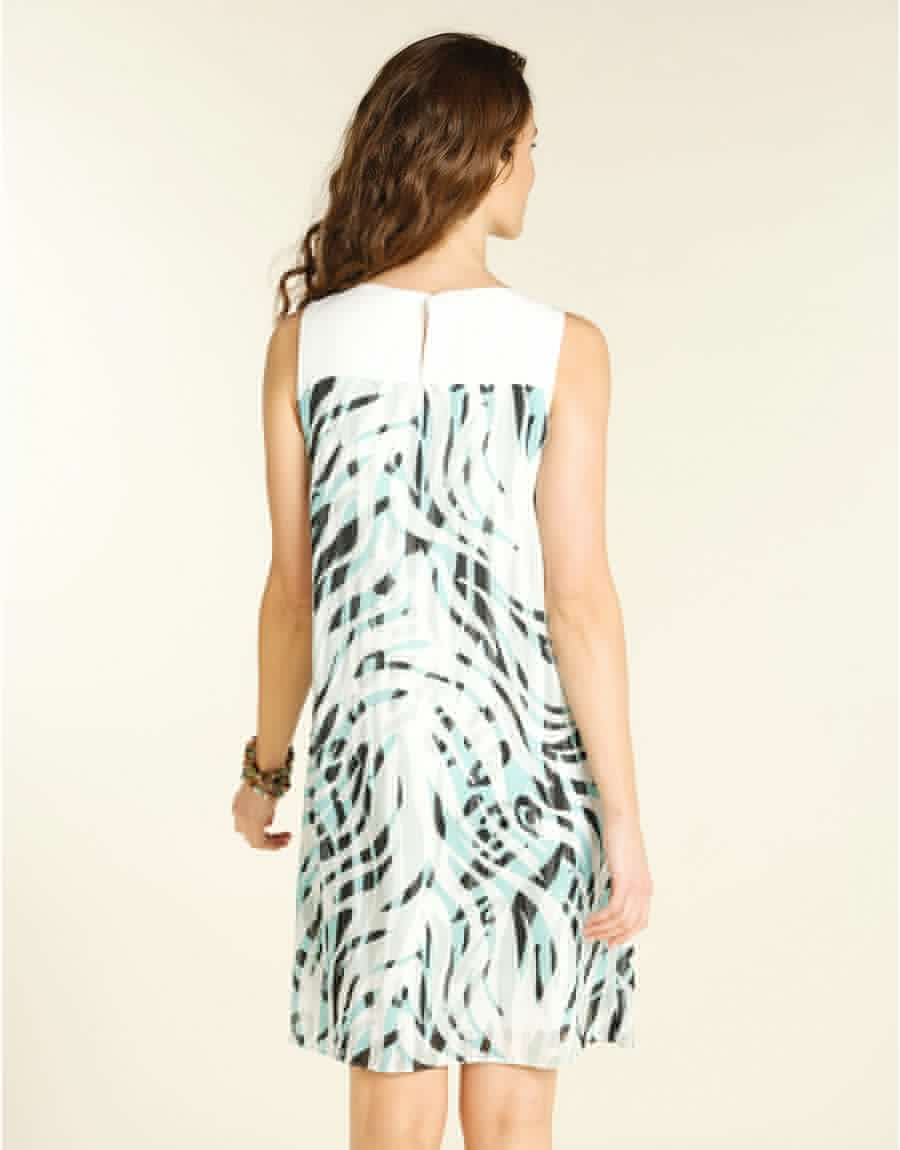 Robe chic turquoise