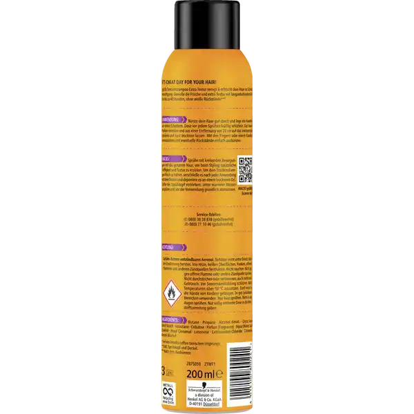 Trockenshampoo Trocken Wäsche Extra Textur