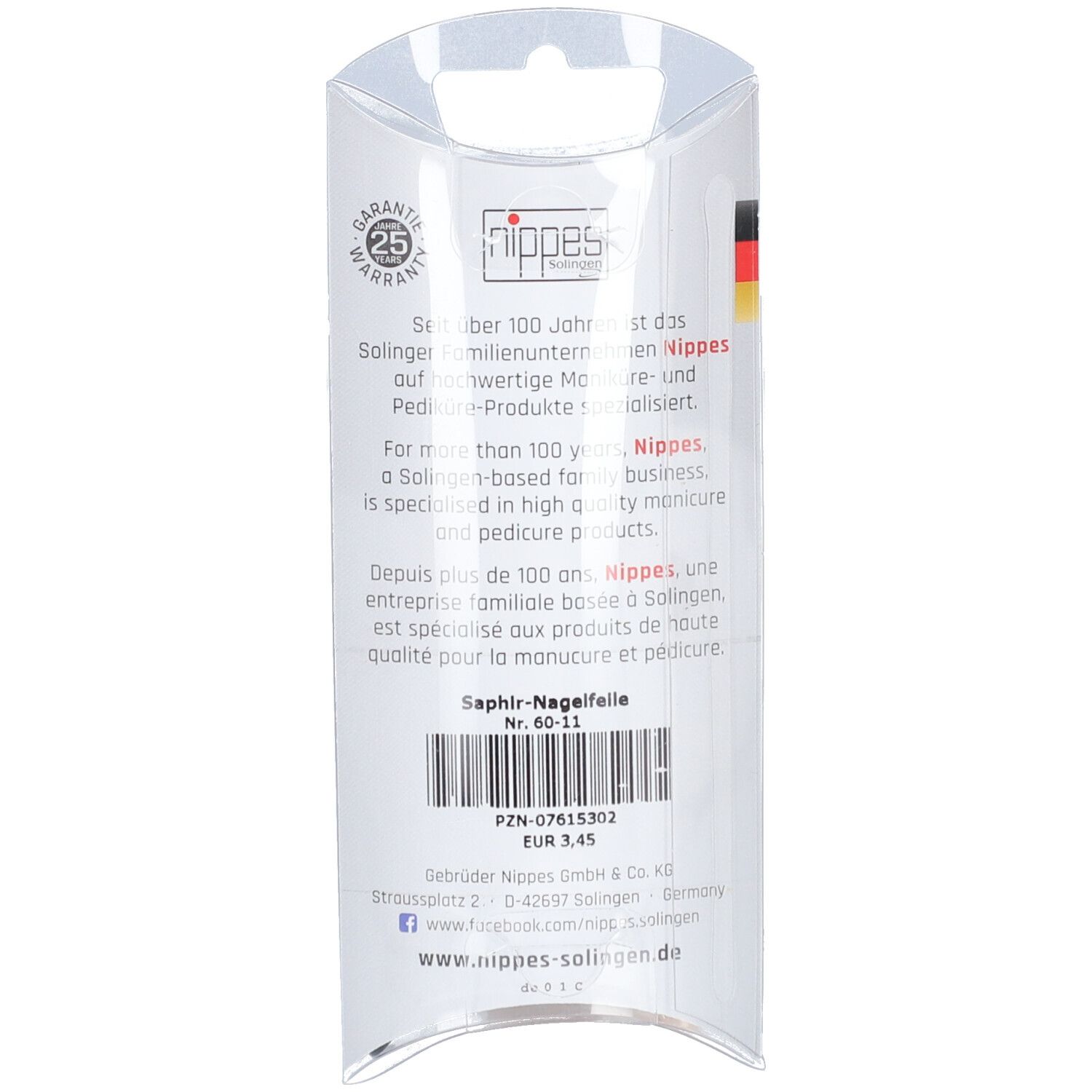 Nippes R 60-11 Diamantfeile 11 cm