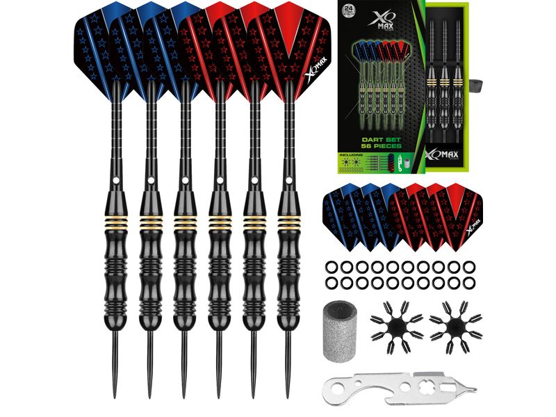FTM Dartpfeile-Set, 56-teilig Umfangreiches Dart-Set