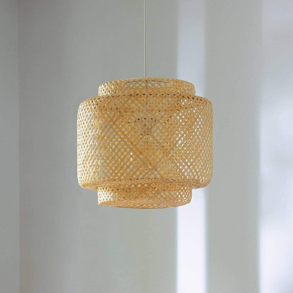 ATMOSPHERA Liby hanglamp in natuurlijk bamboe - Diameter 40 cm - Beige