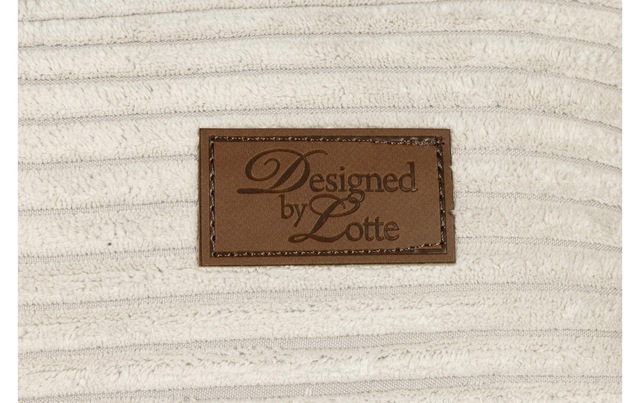 Designed By Lotte Tierbett »Designed by Lotte Liegekissen Ribbed Grau«