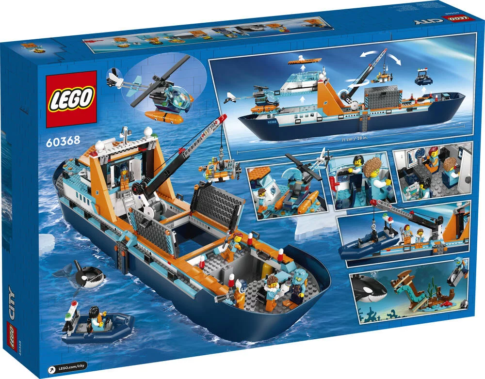 LEGO®CITY 60368 - LE NAVIRE D’EXPLORATION ARCTIQUE