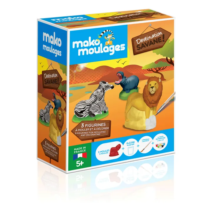 Mako Moulages Coffret Destination Savane - Set de 3