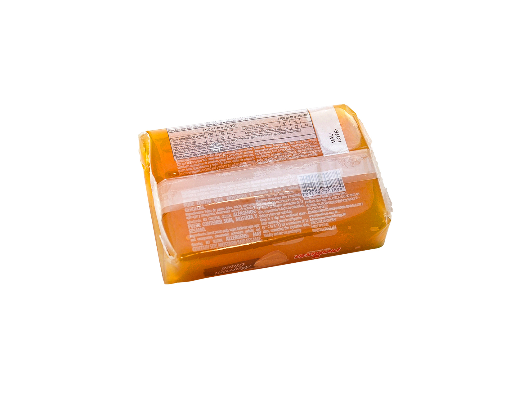 DOCE DE BATATA DOCE PREDILECTA MARROM GLACE 350 G