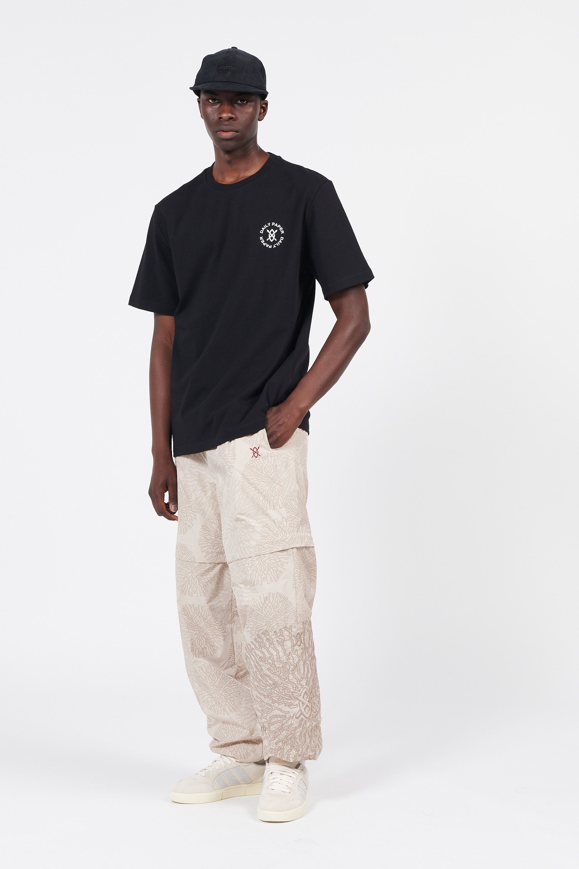 Daily Paper T-Shirt CIRCLE Noir