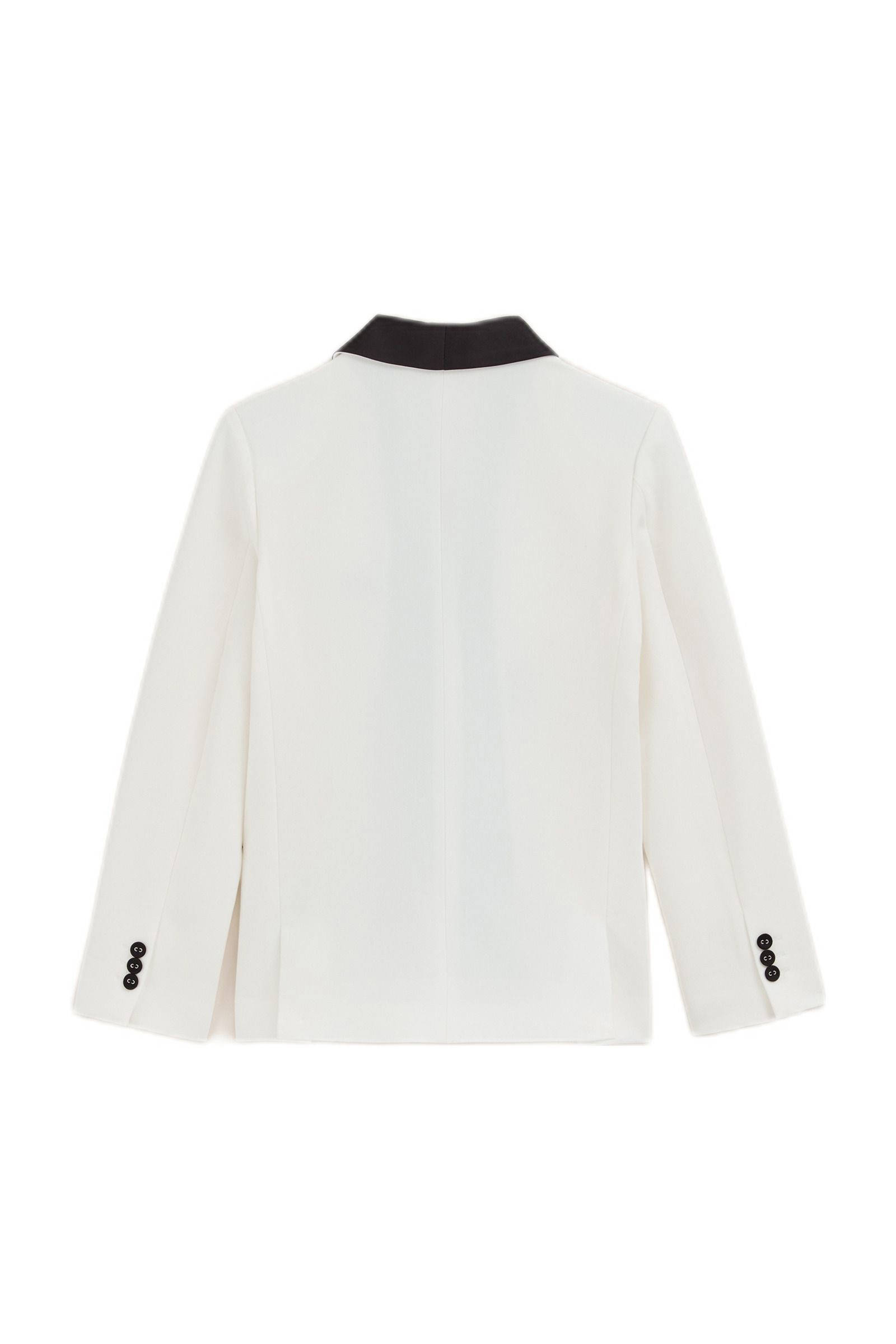 WE Fashion colbert wit/zwart