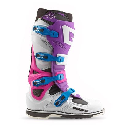 Bottes cross Gaerne SG22 2024 - Violet / Blanc