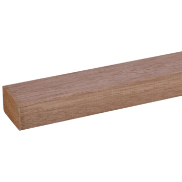 Schaaflat hardhout 27x44mm 270cm