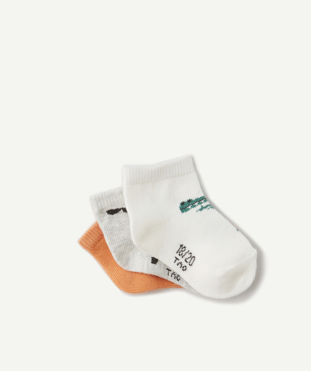 LE LOT DE 3 PAIRES DE CHAUSSETTES UNIES ET IMPRIMÉES
