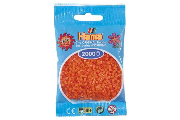 Hama mini perler 2000 stk. orange