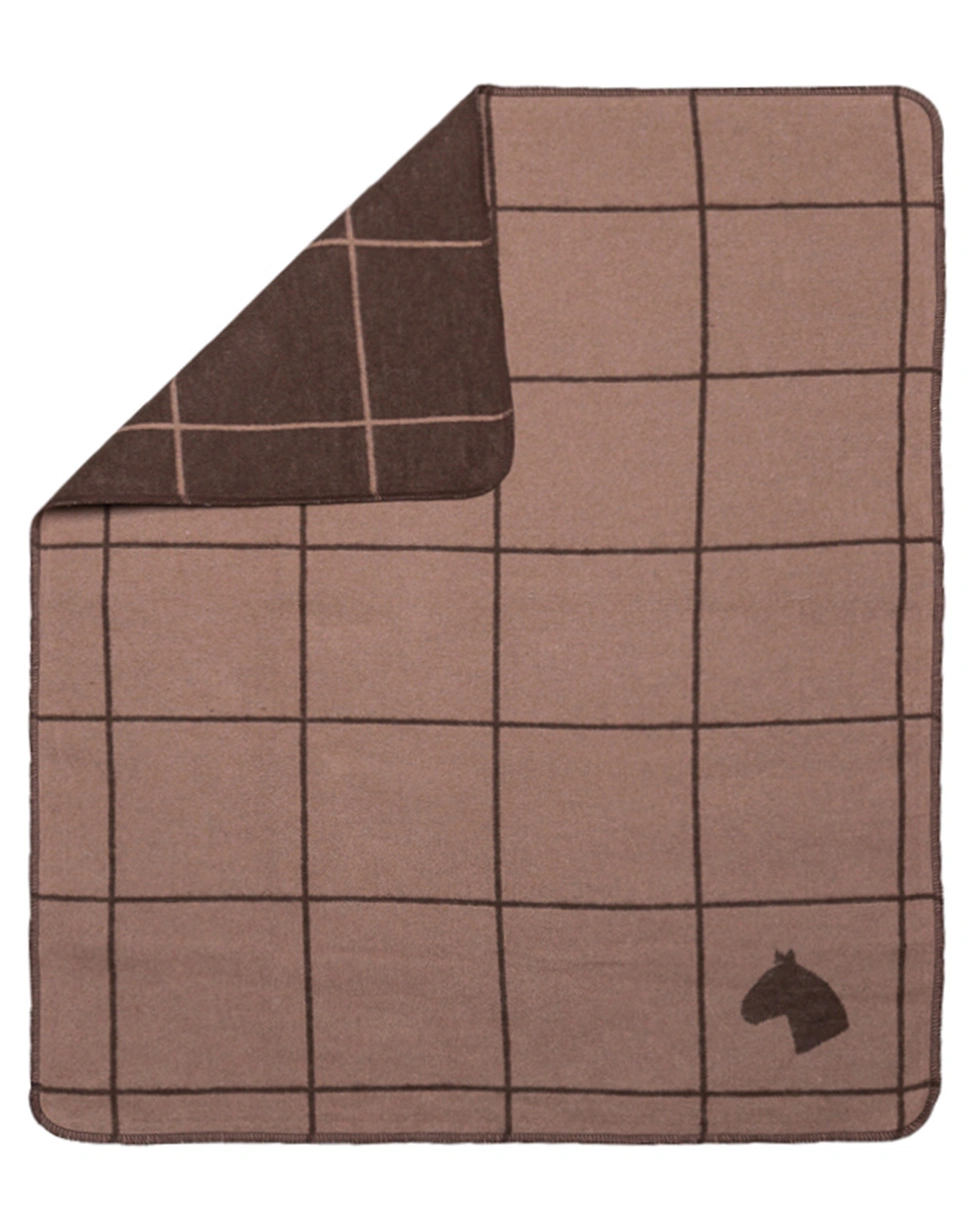 Babydecke PFERD KARO (90x70) in mocca