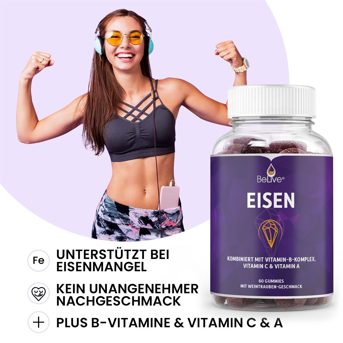 BeLive -  EISEN GUMMIES