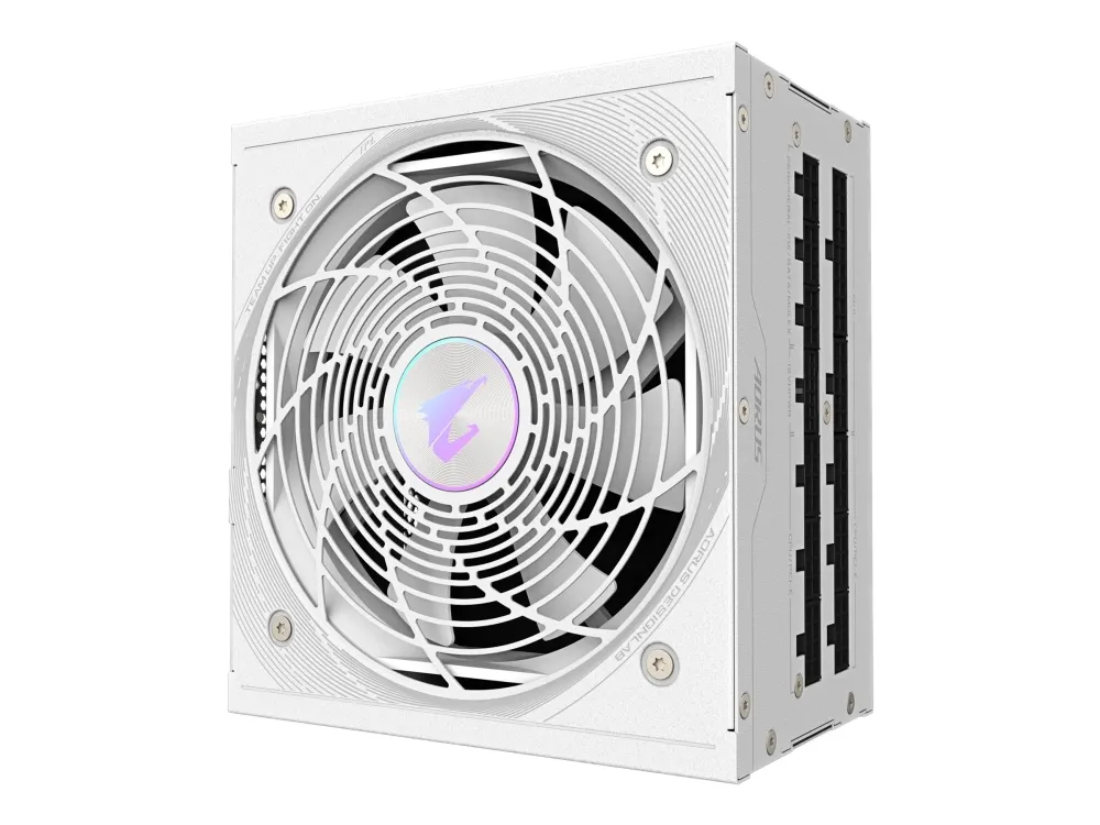 AORUS ELITE AE1000PM PG5 ICE - Strømforsyning (intern) - ATX12V 3.0/ EPS12V - 80 PLUS Platinum - AC 100-240 V - 1000 Watt - aktiv PFC