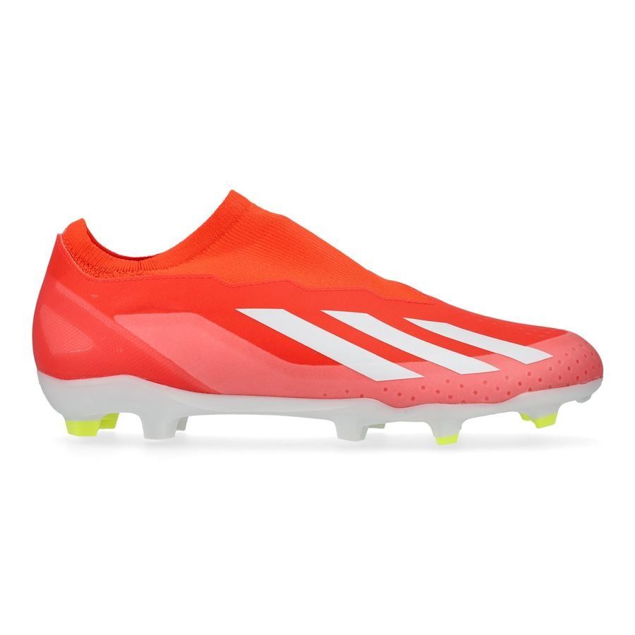 adidas X Crazyfast League Laceless FG Energy Citrus - Rouge/Blanc/Jaune