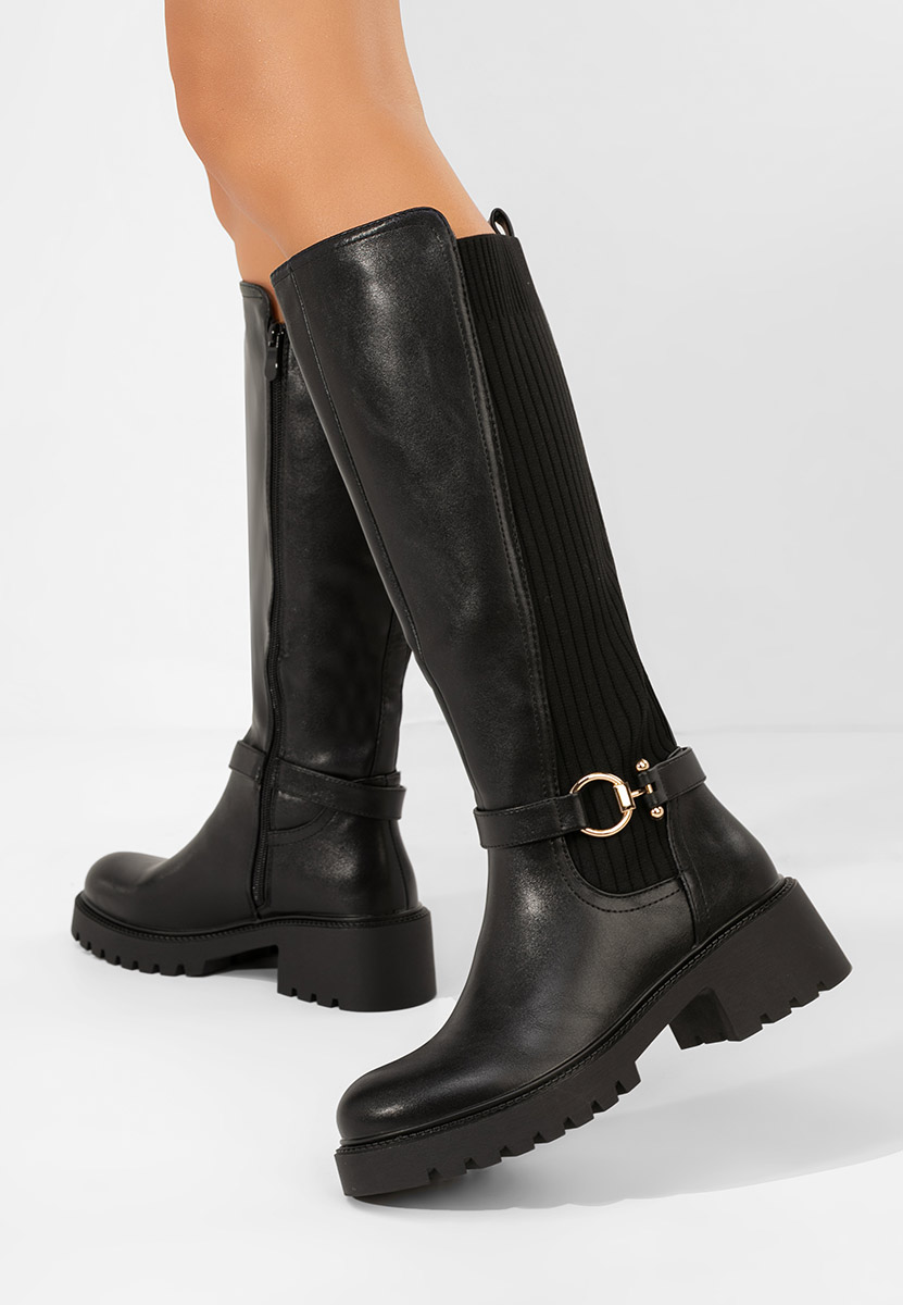 Bottes femme noires Trisina