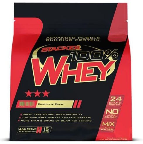 100% Whey - Choco | 454 gram | Stacker2 Europe