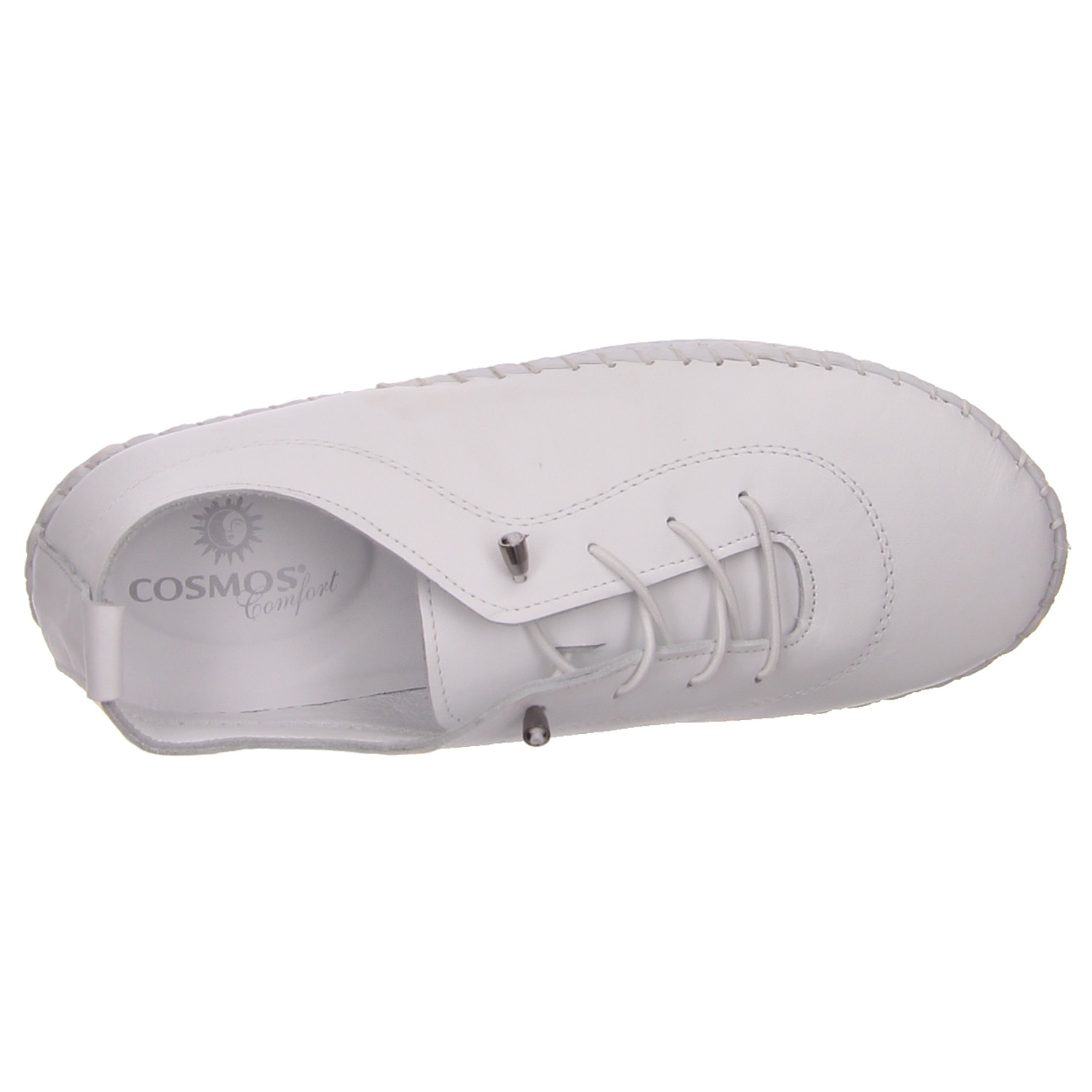 2 Go Shoes Schnürschuh weiß weiss/weiss kombi