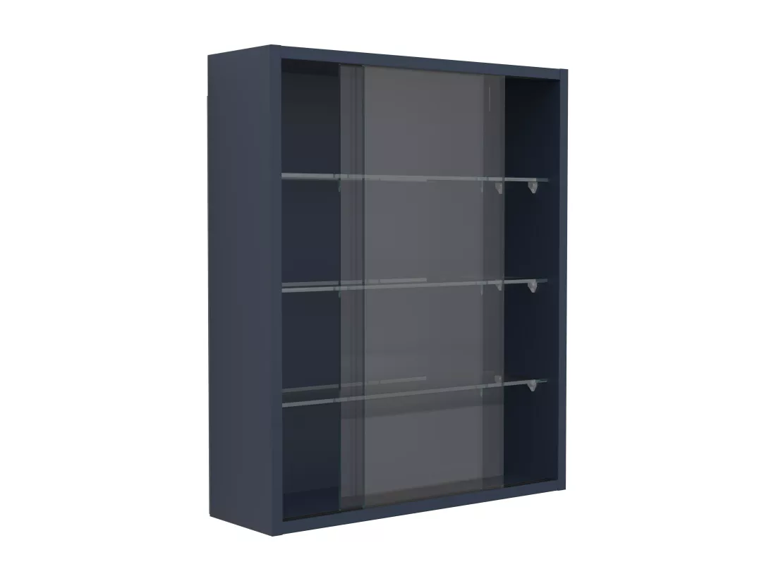 Vitrine murale suspendue en verre Drivalo M
