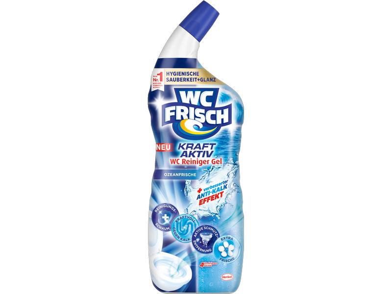WC Frisch WC-Reiniger Kraft-Aktiv Reiniger Ozeanfrische 750 Toilettenreiniger für hygienische Frische