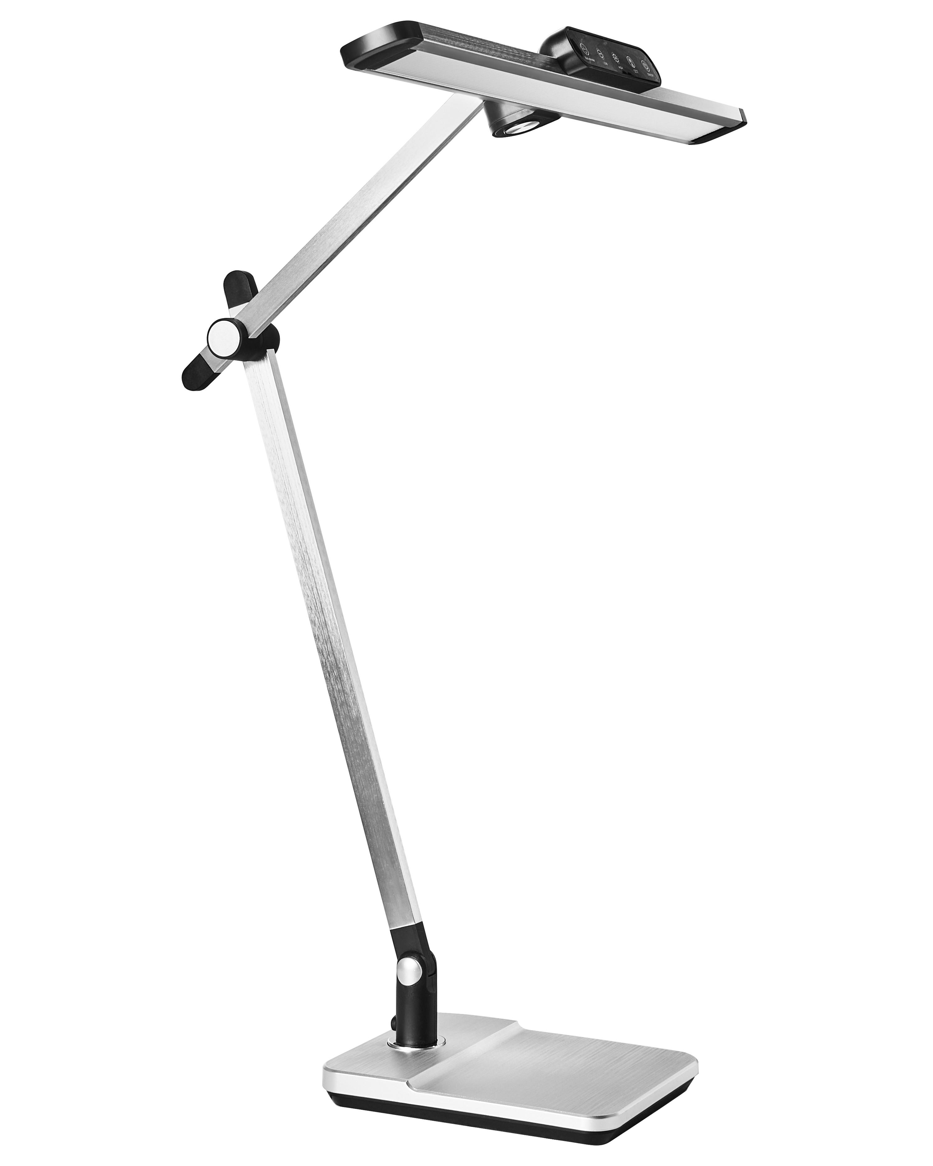 LED bureaulamp SERPENS met dimmer Zilver