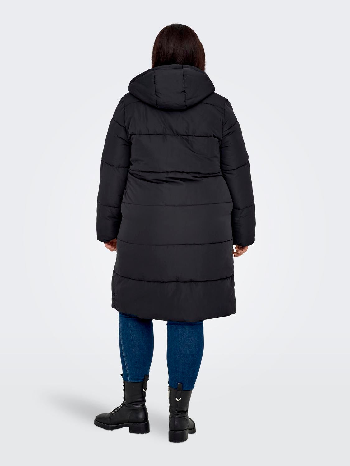 CARABBIE Steppmantel Black
