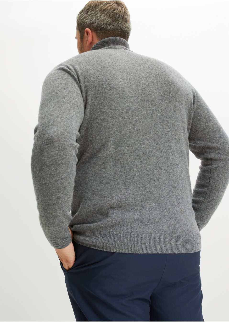 Pull en laine avec teneur en Good Cashmere Standard®, col roulé