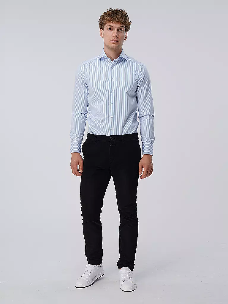 STENSTRÖMS Hemd Slim Fit  blau