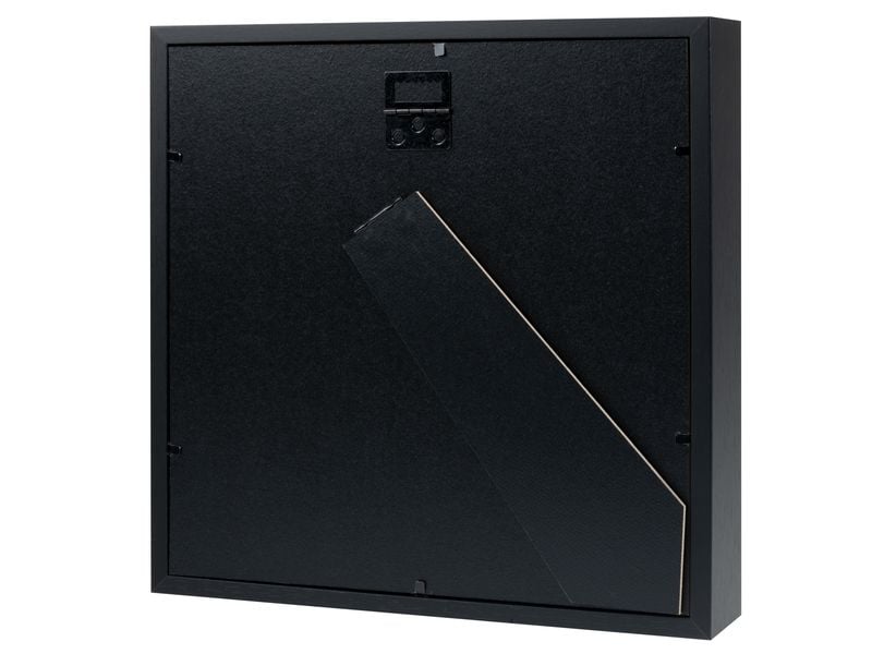 COCON Bilderrahmen 25 x 25 cm, Schwarz 3D Fotorahmen für die schönsten Erinnerungen