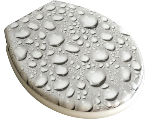 ADOB Cortina Drops toiletzitting, eenvoudig afneembaar met soft-close mechanisme