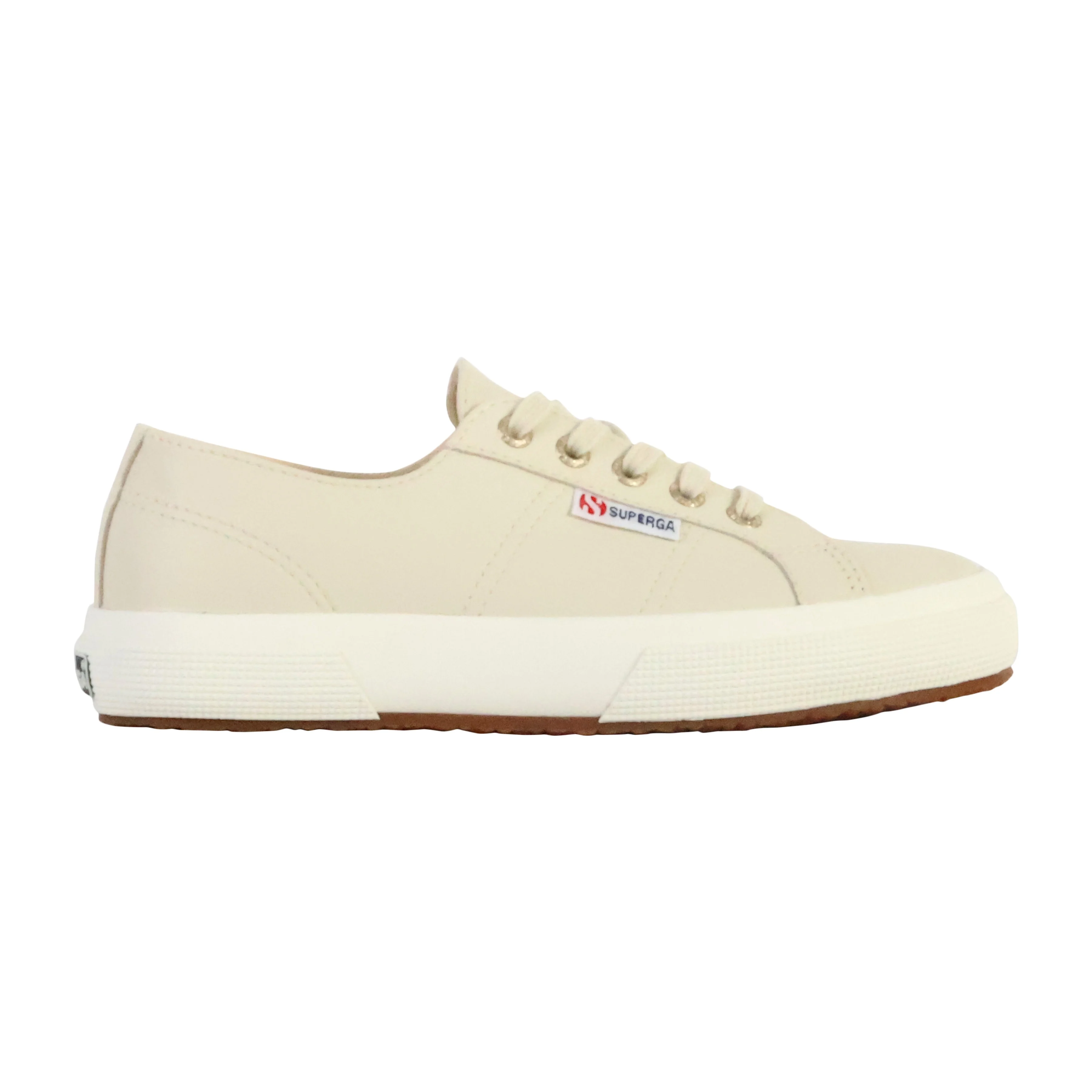 Basket basse cuir superga nappa | Beige